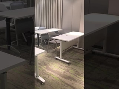 Складываемый стол для тренировочных залов Складываемые столы для заседаний с колесами