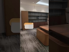 Современный офисный стол в форме буквы L