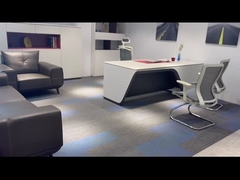 BESTON Luxury White Mdf CEO Эргономичный Исполнительный менеджер Стол с ящиками