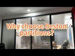 Посмотреть демонстрацию стабильности и безопасности стеклянных офисных перегородок