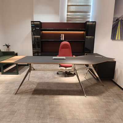 Горячая продажа офисный стол 1,8 м современный L-образный исполнительный стол для офисной мебели CEO